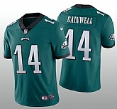 Nike Eagles 14 Kenneth Gainwell Green Vapor Untouchable Limited Jersey Dzhi,baseball caps,new era cap wholesale,wholesale hats